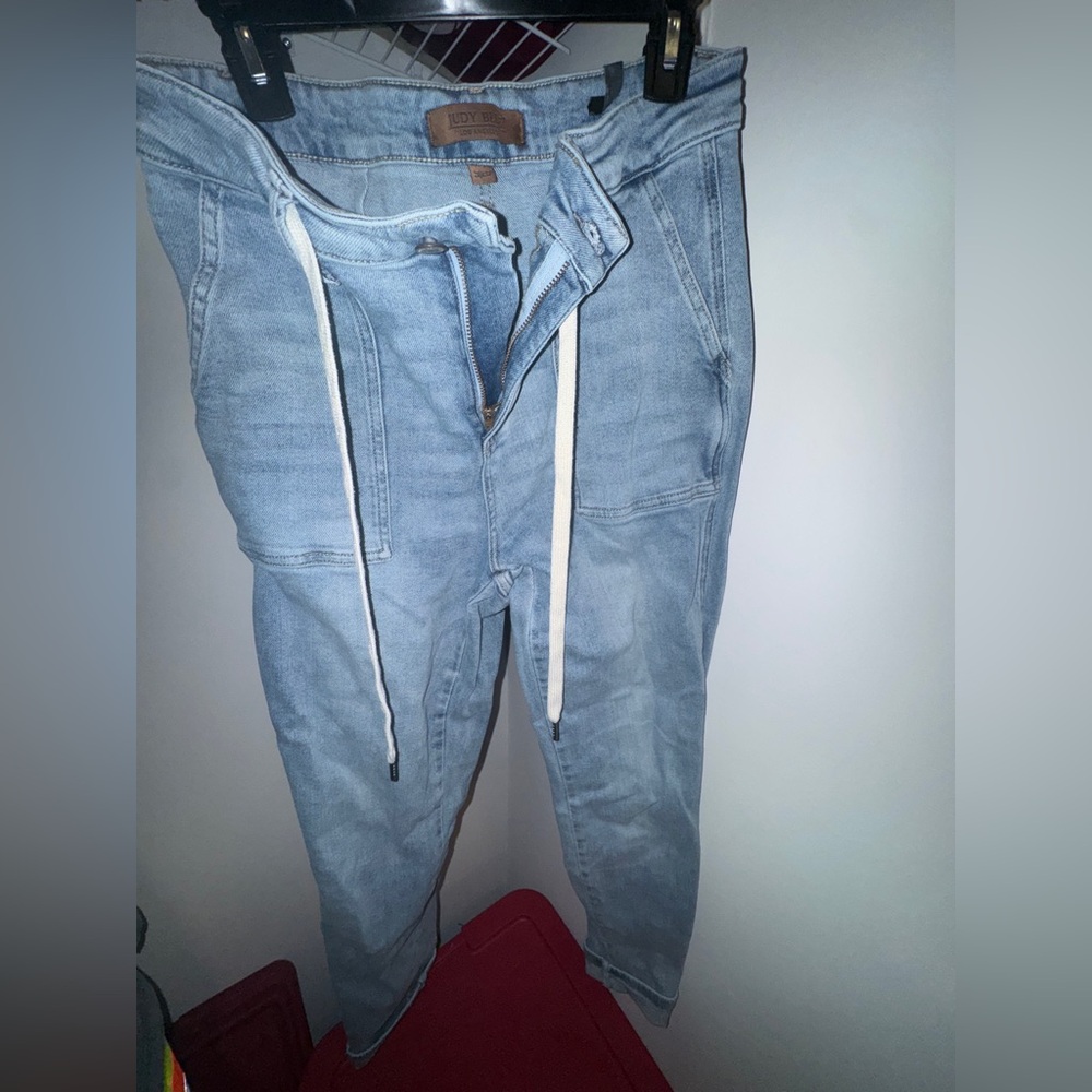 Judy Blue Light Blue Women's Boyfriend Jeans